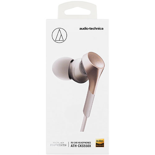 オーディオテクニカ(audio-technica) ATH-CKS550X CG シャンパンゴールド SOLID BA...