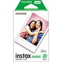 富士フイルム(FUJIFILM) チェキ instax mini ホワイト チェキmini用インスタントフィルム 10枚入り×2