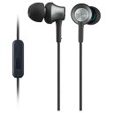 【エントリーでポイント最大18倍】ソニー SONY MDR-EX650AP(B) (ブラスブラック) スマートフォン対応密閉型インイヤーレシーバー MDREX650APB