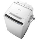 日立 BW-V80C-W(ホワイト) ビートウォッシュ 全自...