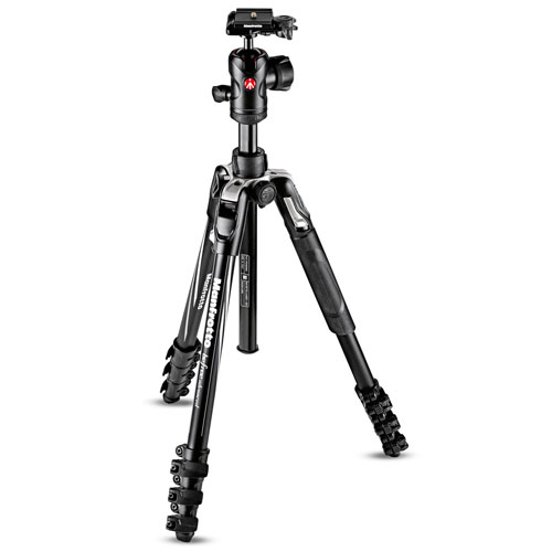 マンフロット Manfrotto MKBFRLA4BK-BH(ブラック/シルバー) Befree Advanced アルミニウムL三脚キット MKBFRLA4BKBH