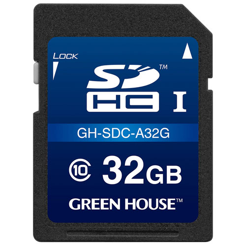 GREEN HOUSE O[nEX GH-SDC-A32G SDHCJ[h 32GB CLASS10 GHSDCA32G