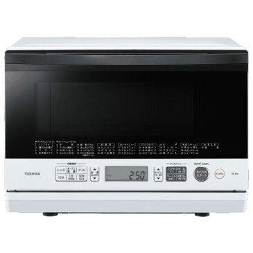 東芝 ER-S60-W(グランホワイト) 石窯ドーム 角皿式スチームオーブンレンジ 23L