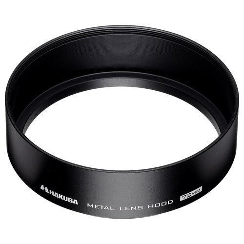 ↑↑↑正確な在庫状況は上記バナー「在庫状況を確認する」をクリックして頂き、必ずご確認ください。&nbsp;&nbsp;&nbsp;■50mm標準レンズ(35mm判の場合)に対応するレンズフードです■メタルレンズフードは高強度6000系アルミニウム合金(強度・耐食性に優れるため建築用サッシなどに使われる材質)を、高精度の切削加工で作り上げたレンズフードです■内側には内面反射を防止するマット塗装と遮光線の処理をしていますKMH72サイズ：72mm材質：アルミニウム高強度6000系アルミニウム合金製レンズフード