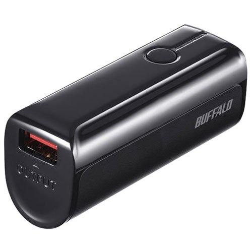 バッファローBSMPB3310P1BK(ブラック)スマートフォンタブレット用モバイルバッテリー3350mAh