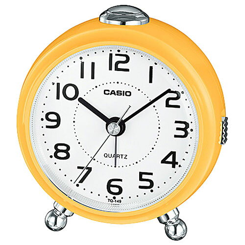 Brown - CASIO(カシオ) TQ-149-9JF イエロー 目覚まし時計