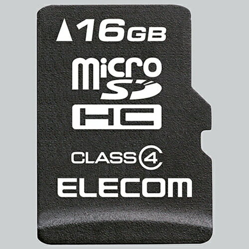 GR(ELECOM) MF-MSD016GC4R microSDHCJ[h 16GB CLASS4