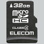 쥳(ELECOM) MF-MSD032GC4R microSDHC 32GB CLASS4