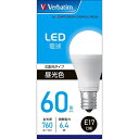 三菱ケミカルメディア LDA6D-E17-G/LV4(昼光色) LED電球 E17口金 600 760lm