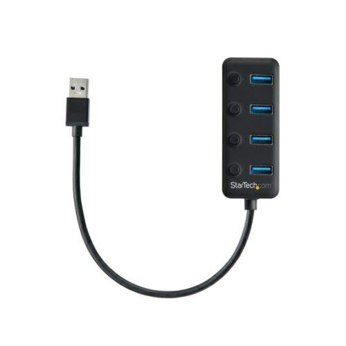 HB30A4AIB USB 3.0ハブ USB-A x4 オン/オフスイッチ付き HB30A4AIB USB 3.0ハブ USB-A x4 オン/オフスイッチ付き