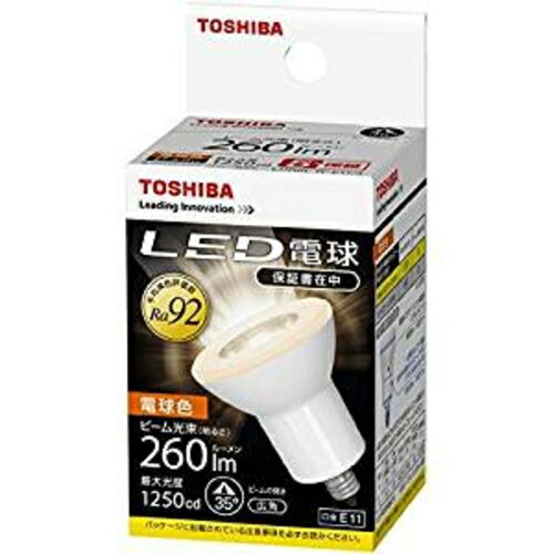 東芝(TOSHIBA) LDR6L-W-E11/3 LED電球(電球色) E11口金 100W形相当 420lm