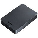 【エントリーでポイント最大18倍】バッファロー BUFFALO HD-PGF4.0U3-GBKA(ブラック) ポータブルHDD 4TB USB3.1(Gen1) /3.0/2.0接続 耐衝撃 HDPGF40U3GBKA