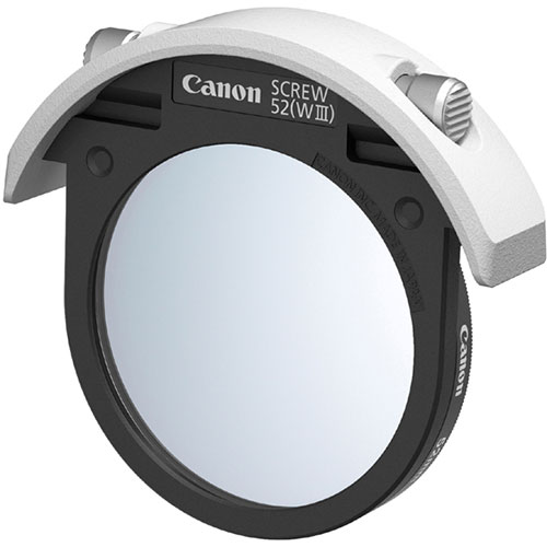 CANON キヤノン ドロップインスクリューフィルターホルダー 52(WIII) 52mm プロテクトフィルター付 FILTER52DSFW3