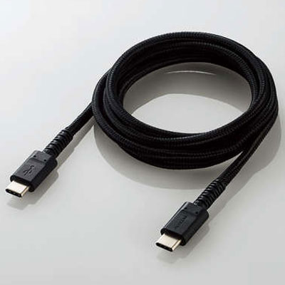 쥳(ELECOM) MPA-CCS12PNBK(֥å) USB2.0֥ C-C PDб ѵ 1.2m