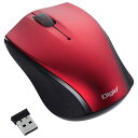 ナカバヤシ MUS-RKT160R(レッド) USB BlueLEDマウス 3ボタン(2)
