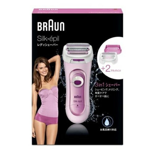 ブラウン BRAUN LS5160R1(ピンク) シルクエピルレディスシェーバー