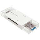 ナカバヤシ CRW-DC3SD71W(ホワイト) USB3.0 Type-C カードリーダー・ライター(2)