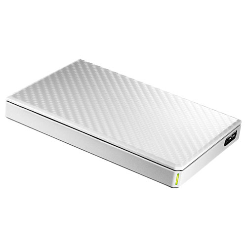 IODATA アイ・オー・データ HDPT-UTS1W セラミックホワイト ポータブルHDD 1TB USB3.1Gen1 USB3.0 /USB2.0接続 HDPTUTS1W