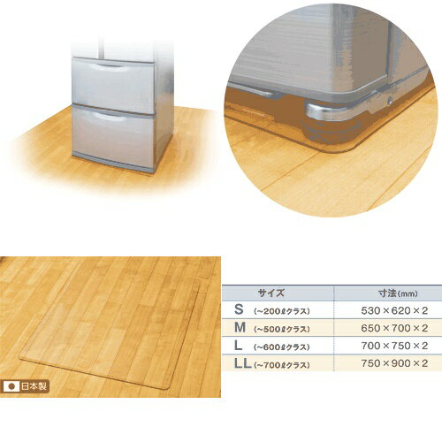 日晴金属(にっせいきんぞく) KM-L 冷蔵庫キズ防止マットLサイズ 〜600Lクラス
