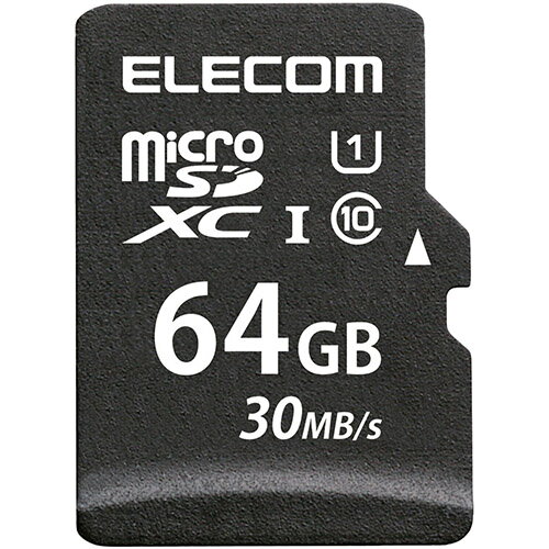エレコム(ELECOM) MF-MS064GU11LRA データ復旧microSDXCカード 64GB