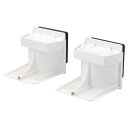 エレコム(ELECOM) TS-F011(ホワイト) 耐震ダンパー 大型家具 転倒防止 2個入り 耐震ストッパー 粘着シート