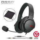 エレコム ELECOM HS-ARMA100BK(ブラック) ゲーミングヘッドセット オーバーヘッド HSARMA100BK