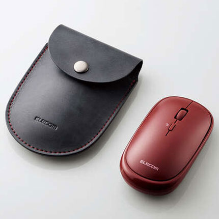 エレコム(ELECOM) M-TM10BBRD レッド Bluetooth4.2 モバイルマウス Slint スリント 4ボタン