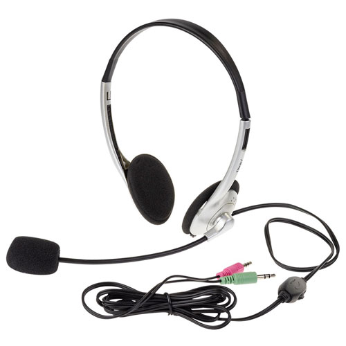 ナカバヤシ MHM-S24SL(シルバー) ヘッドセット ナカバヤシ MHM-S24SL(シルバー) ヘッドセット