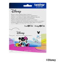 ブラザー brother スキャンカット用パターン集 ミッキーと仲間たち アップリケパターンコレクション1 CADSNP03