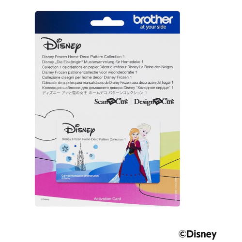 ブラザー brother スキャンカット用パターン集 アナと雪の女王 ホームデコパターンコレクション1 CADSNP04