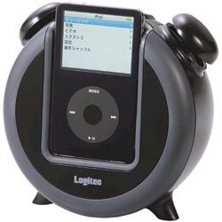 【送料区分A】【お取り寄せ（通常7日程度）】LOGITEC LDS-iALARMBK / iPod Dockコネクタ搭載 アラームサウンドシステム ブラック LDS-iALARMBK