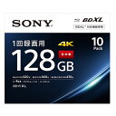 ソニー SONY 10BNR4VAPS4 録画用 BD-R XL 128GB 一回 録画 プリンタブル 4倍速 10枚 10BNR4VAPS4