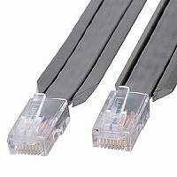 サンワサプライ KB-CP5-10 グレー アンダーカーペットLANケーブル カテゴリー5対応 10m