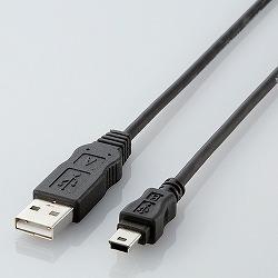 エレコム(ELECOM) USB-ECOM510 ブラック エコUSBケーブル A-miniB・1m エレコム(ELECOM) USB-ECOM510 ブラック エコUSBケーブル A-miniB・1m