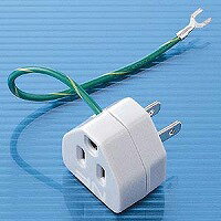 サンワサプライ TAP-AD2N 変換アダプター ノイズフィルター付 TAPAD2N