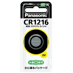 �ѥʥ��˥å� Panasonic CR1216 ������������������ 3V 1�� CR1216