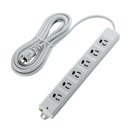 エレコム ELECOM T-WRM3630LG/RS グレー 電源タップ 省エネタップ 延長コード 3ピン 6個口 3m TWRM3630LGRS