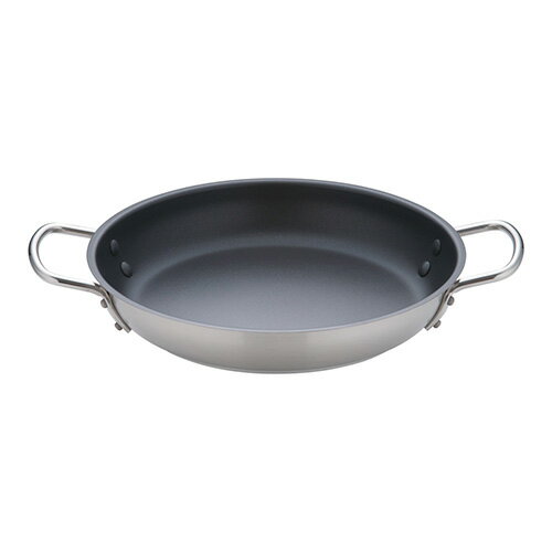 Ih/Gas Compatible - 遠藤商事 インダクション テフロンセレクト オムレツパン 32cm