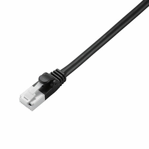 エレコム(ELECOM) LD-CTT/BK1/RS ブラック Cat5e対応ツメ折れ防止LANケーブル 1m