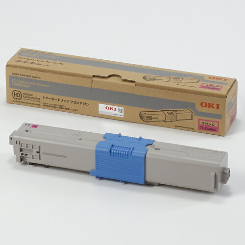 【対象ショップ限定 先着1000円OFFクーポン】OKI TC-C4AM2 純正 トナーカートリッジ マゼンタ 大 TCC4AM2