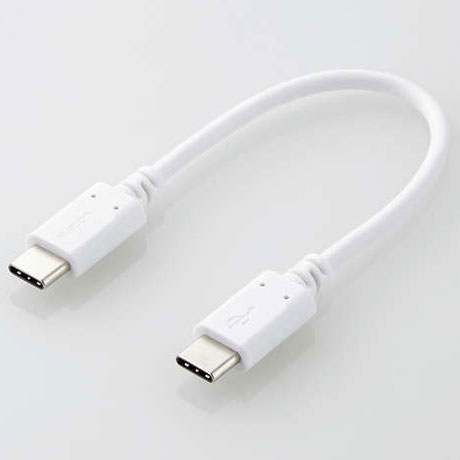 쥳(ELECOM) MPA-CC01PNWH(ۥ磻) USB2.0֥ 0.1m