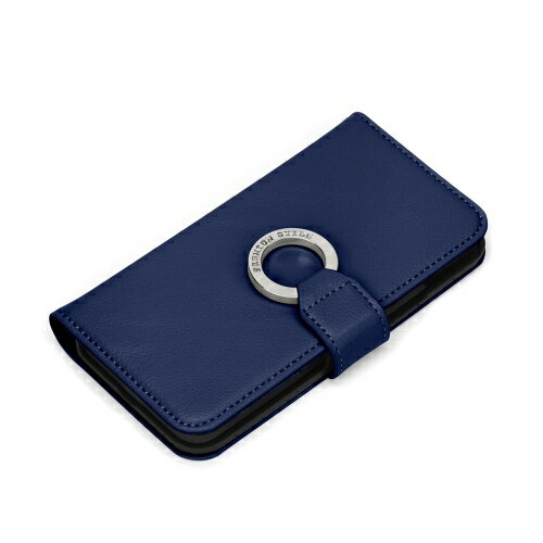 Rakuten - PGA PG-20FFP08NV ネイビー iPhone12mini用 リングフリップカバー