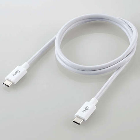 エレコム ELECOM USB4-CC5P08WH ホワイト USB4ケーブル 0.8m USB4CC5P08WH