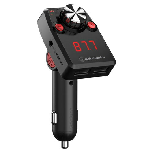 オーディオテクニカ(audio-technica) AT-FMR3BT RD(レッド) Bluetooth搭載FMトランスミッター