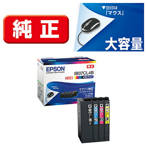 ץ EPSON IB07CL4B  󥯥ȥå 4ѥå  IB07CL4B