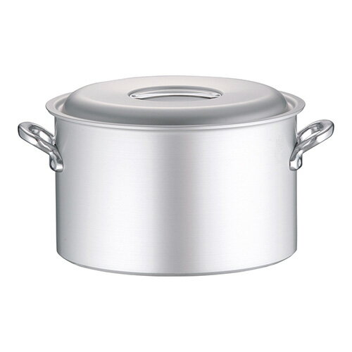 北陸アルミニウム アルミ マイスター半寸胴鍋 39cm