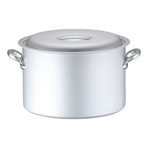 北陸アルミニウム AHV9210 業務用マイスターIH 半寸胴鍋 45cm