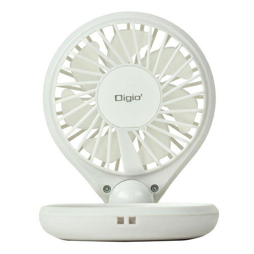 ナカバヤシ UA-056W ホワイト ミラー付きコンパクトファン