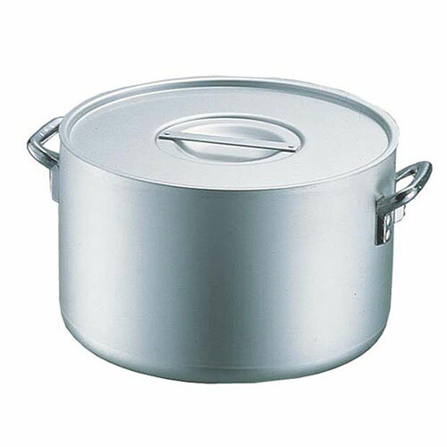 Copper Pots - イケダ エコクリーン アルミ エレテック半寸胴鍋 39cm 4538085070893