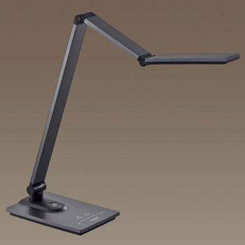 【長期5年保証付】パナソニック(Panasonic) SQ-LD560-K ダークグレーメタリック仕上 LEDスタンドライト USBポート付